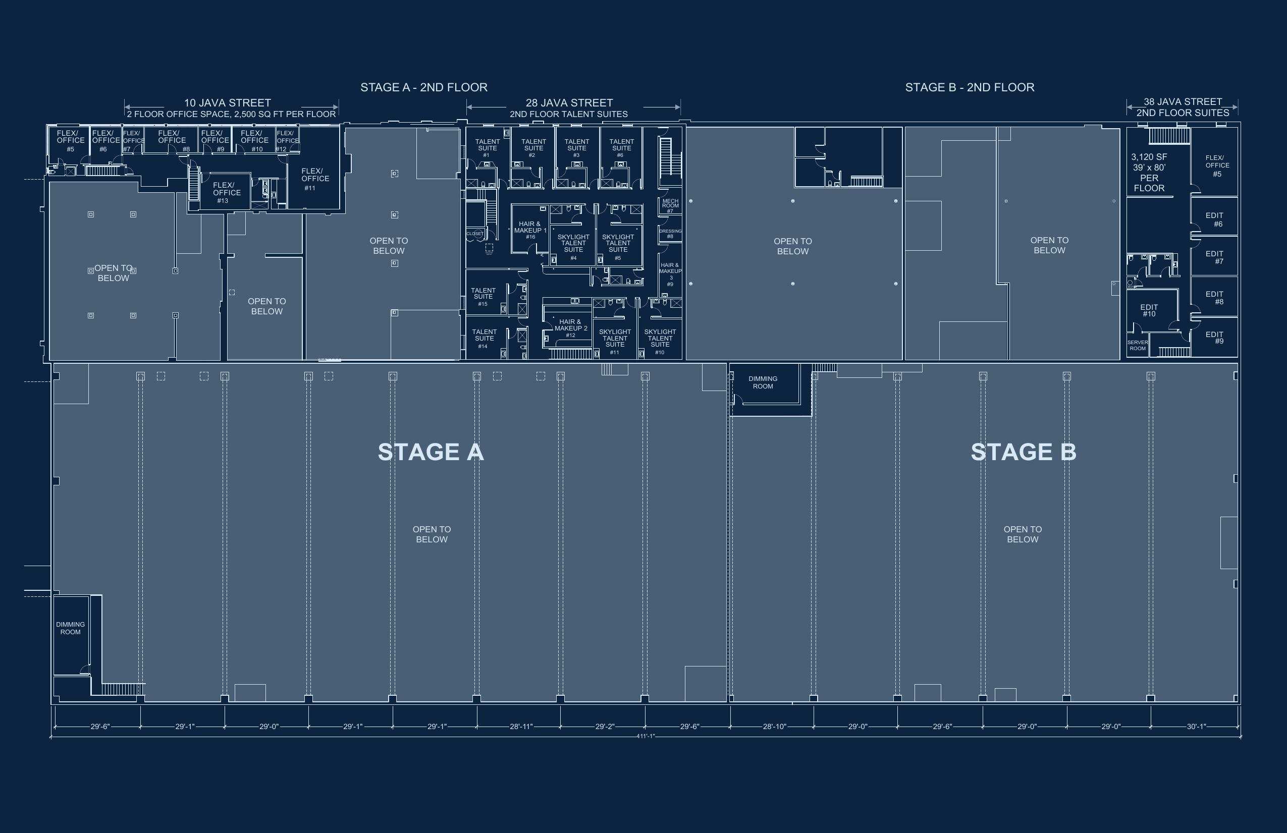 Navistone Studios — 2nd Floor Plan